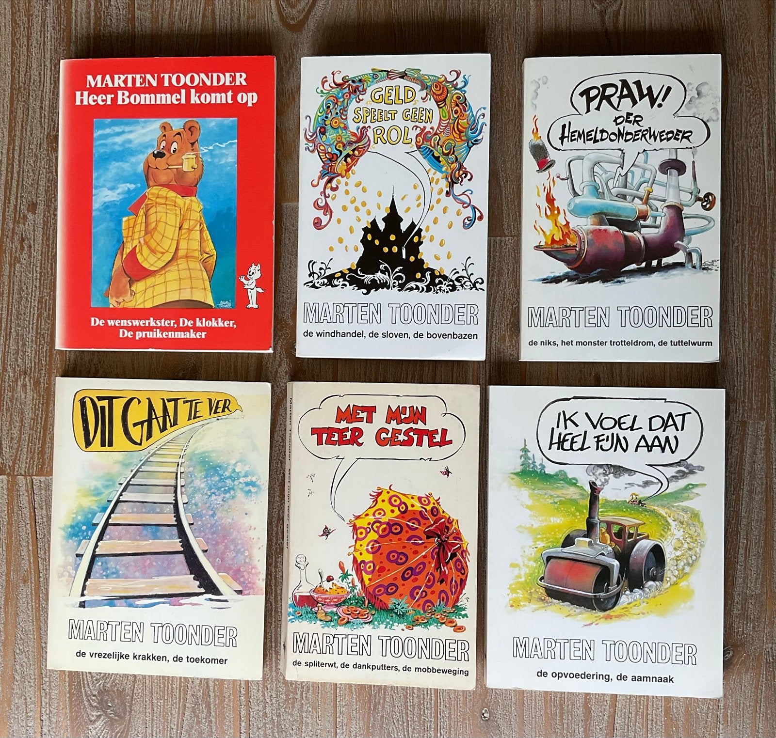 Maarten Toonder - Heer Bommel - 6 stuks, Boeken, Stripboeken, Zo goed als nieuw, Meerdere stripboeken, Ophalen of Verzenden