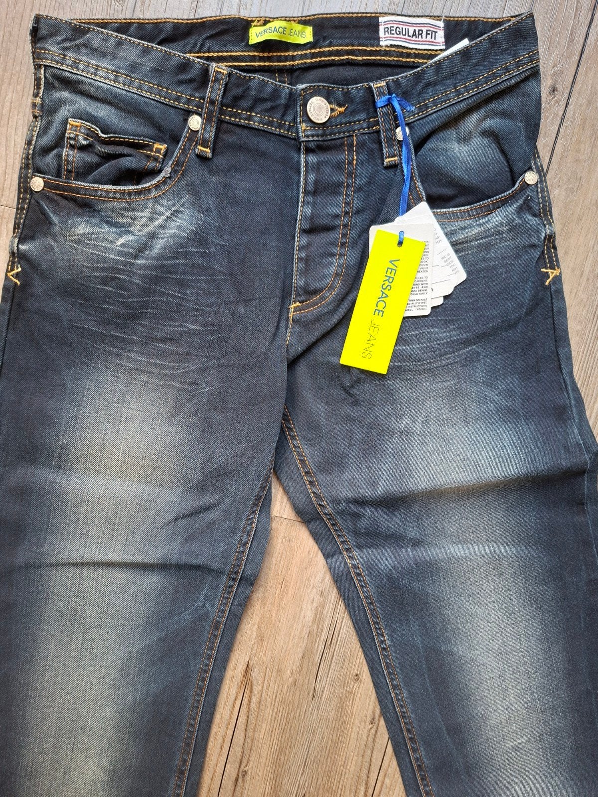 VERSACE regular fit jeans W30 L34, Blauw, Nieuw, W32 (confectie 46) of kleiner, Ophalen of Verzenden