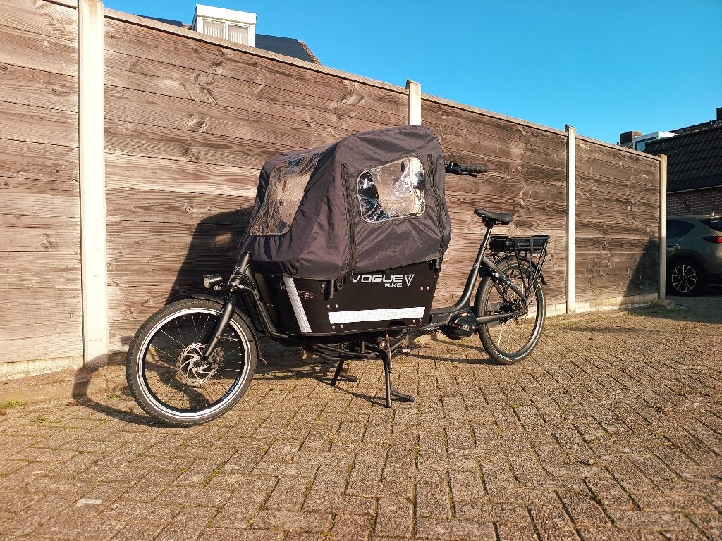 Vogue Carry 2 Elektrische bakfiets (eind 2022), 4 kinderen of meer, Gebruikt, Huif, Ophalen