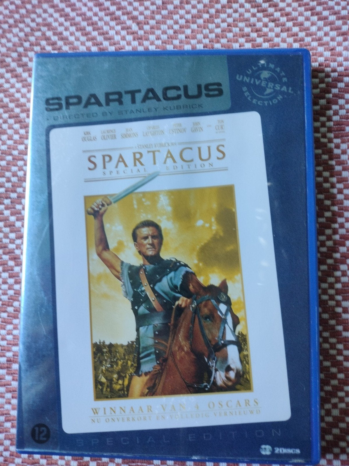 Dvd Spartacus (Stanley Kubrick), Alle leeftijden, Ophalen of Verzenden, Zo goed als nieuw