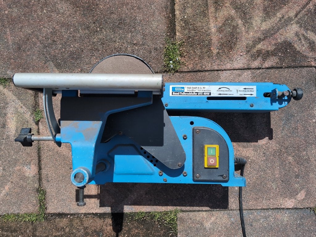 Band schuur machine staand Gude werkt 100%, Ophalen of Verzenden, Gebruikt, Minder dan 600 watt, Bandschuurmachine