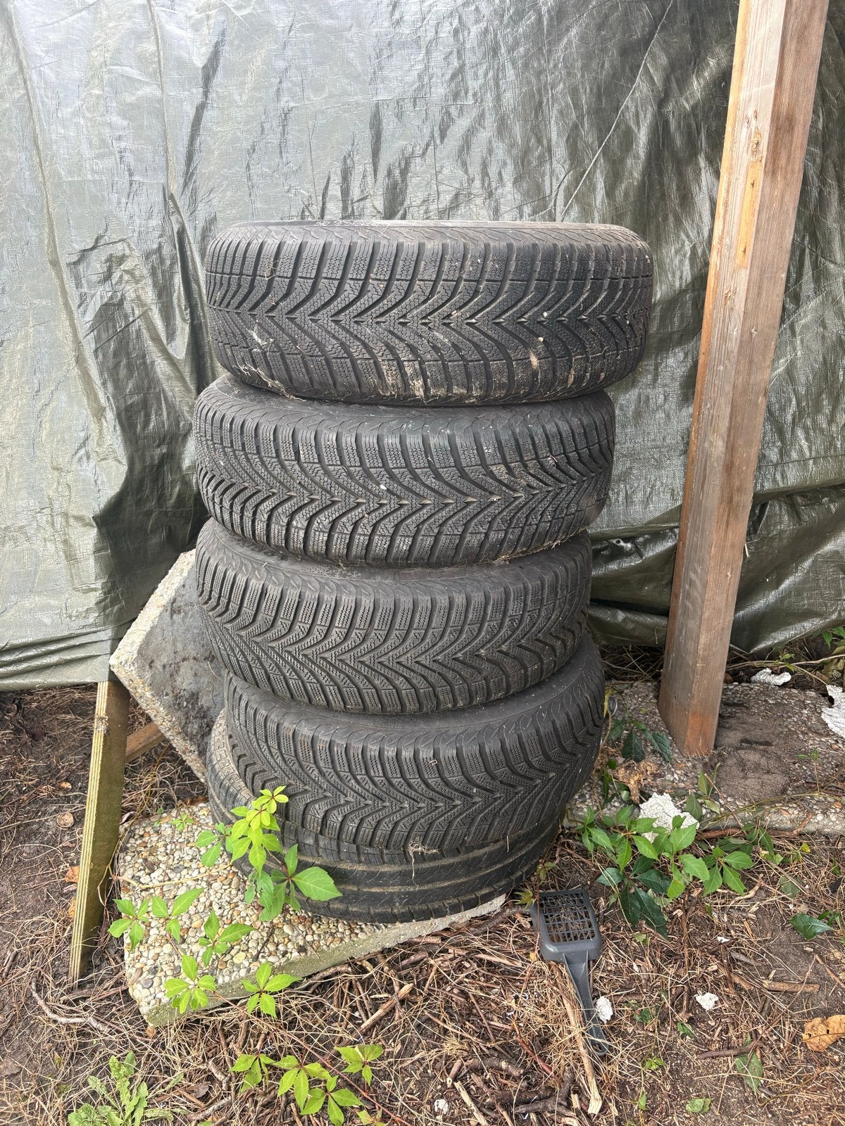 Vredestein Snowtrac 195/65 R15 Winterbanden met Velgen, Ophalen, Gebruikt, 15 inch, Banden en Velgen