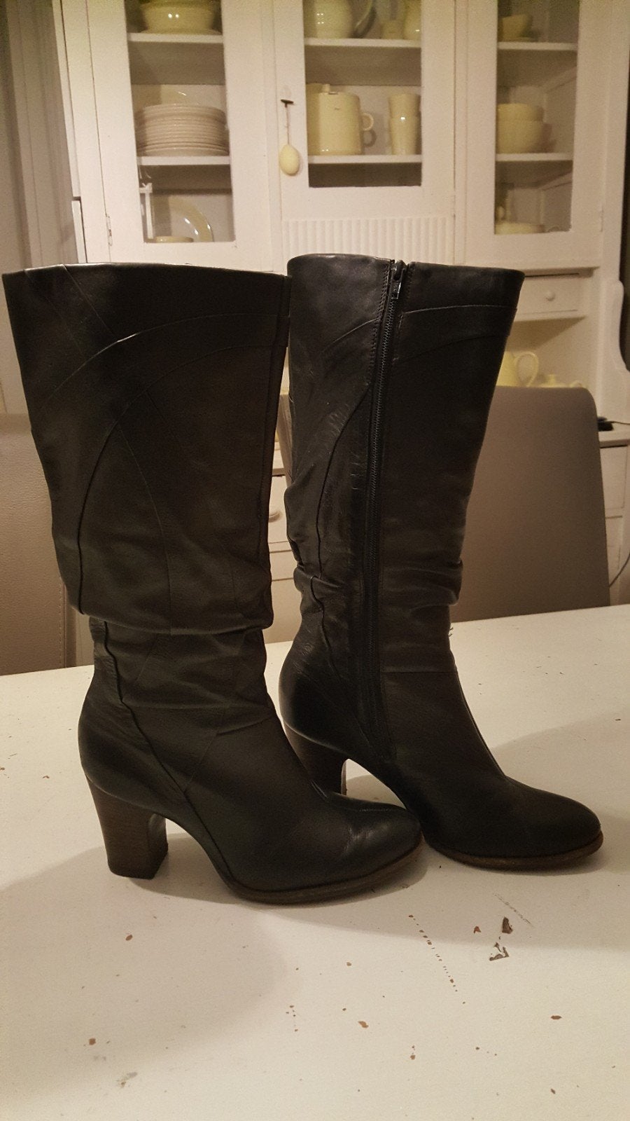 laarzen Clarks, Kleding | Dames, Ophalen of Verzenden, Zo goed als nieuw, Zwart, Hoge laarzen