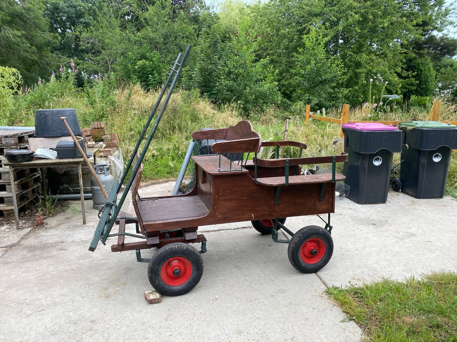 Men karretje shetlander, Dieren en Toebehoren, Rijtuigen en Koetsen, Gebruikt, Overige typen, Pony