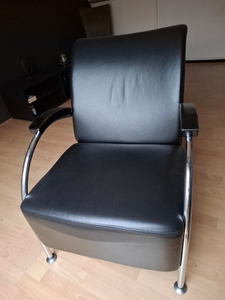 fauteuil, Ophalen, Gebruikt, 75 tot 100 cm, Leer