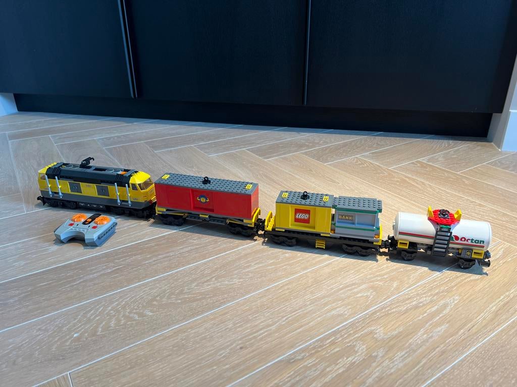 Lego City Trein 7939 met afstandsbediening, Lego, Ophalen of Verzenden, Compleet, Complete set
