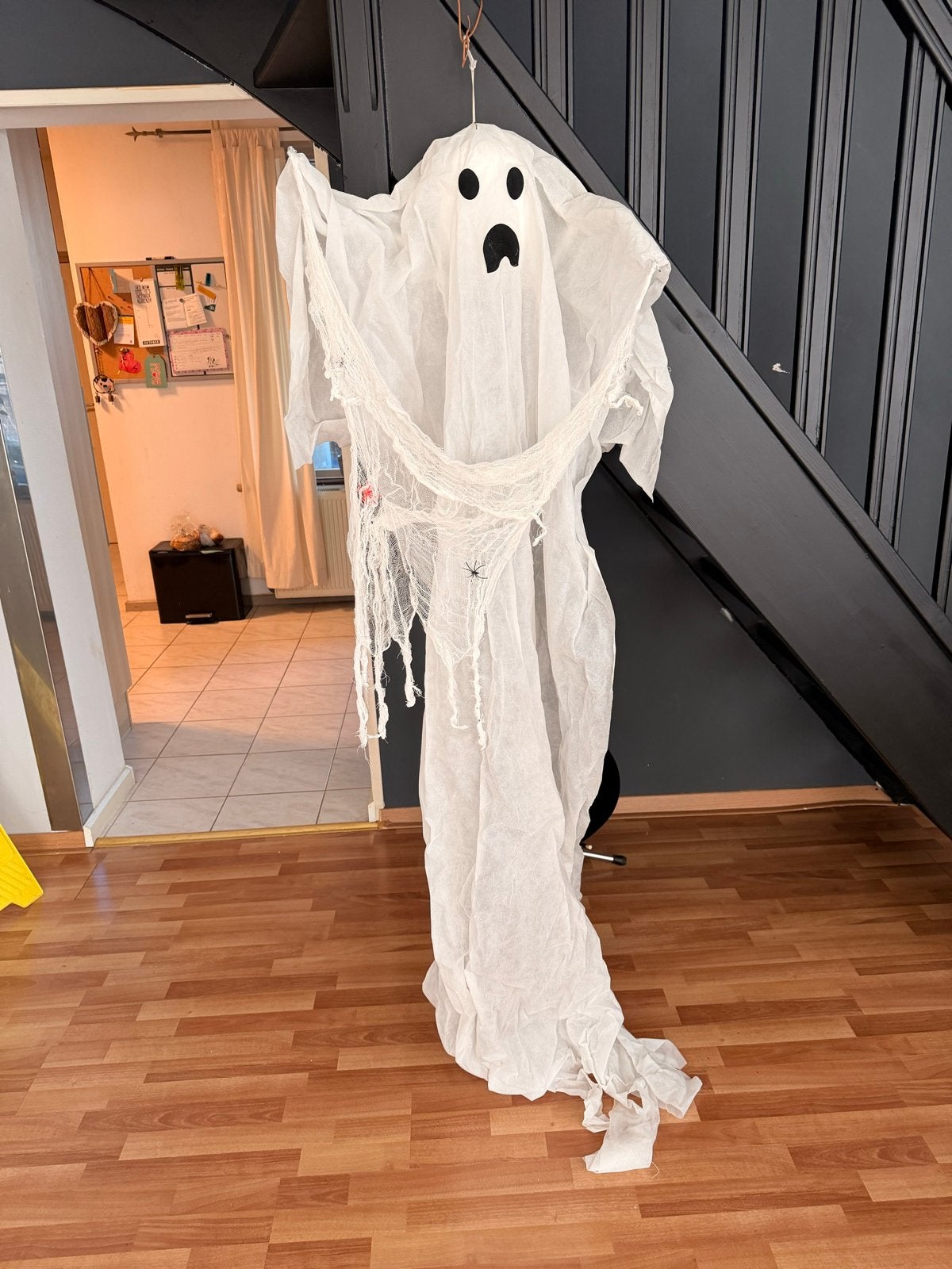 Halloween Hangend Spook Skelet Decoratie, Ophalen of Verzenden, Gebruikt, Versiering, Halloween of Griezel