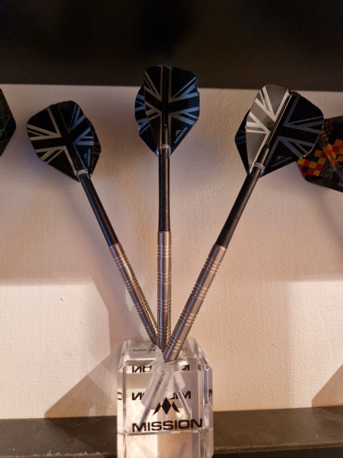 Dart pijlen van 23 gram met Union Jack Flights, Ophalen of Verzenden, Zo goed als nieuw, Pijlen