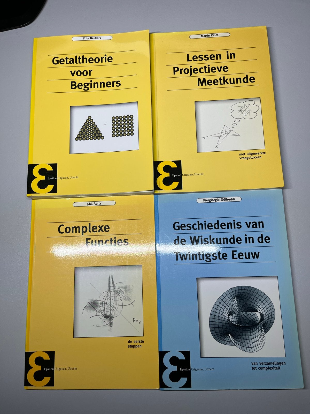 Wiskunde Boeken: Getaltheorie, Projectieve Meetkunde, Comple, Ophalen of Verzenden, Beta, Gelezen, WO