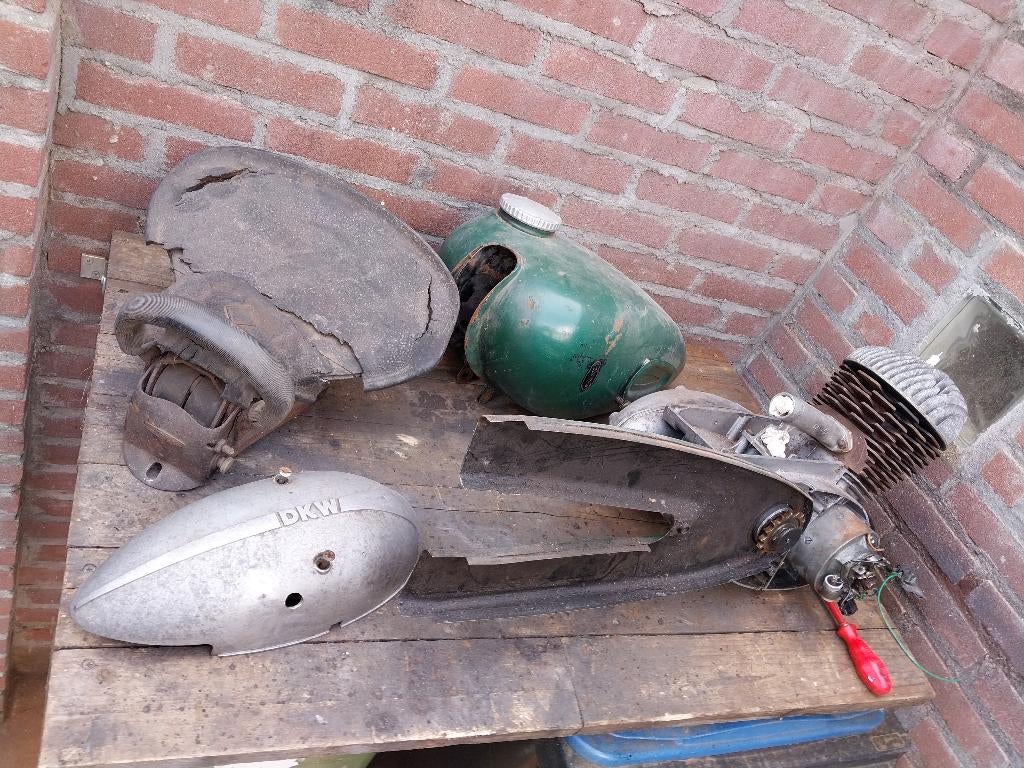dkw 175 onderdelen, Motoren, Ophalen, Gebruikt