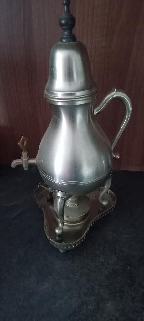 Antieke Tinnen Kraantjespot., Antiek en Kunst, Antiek | Tin, Ophalen of Verzenden