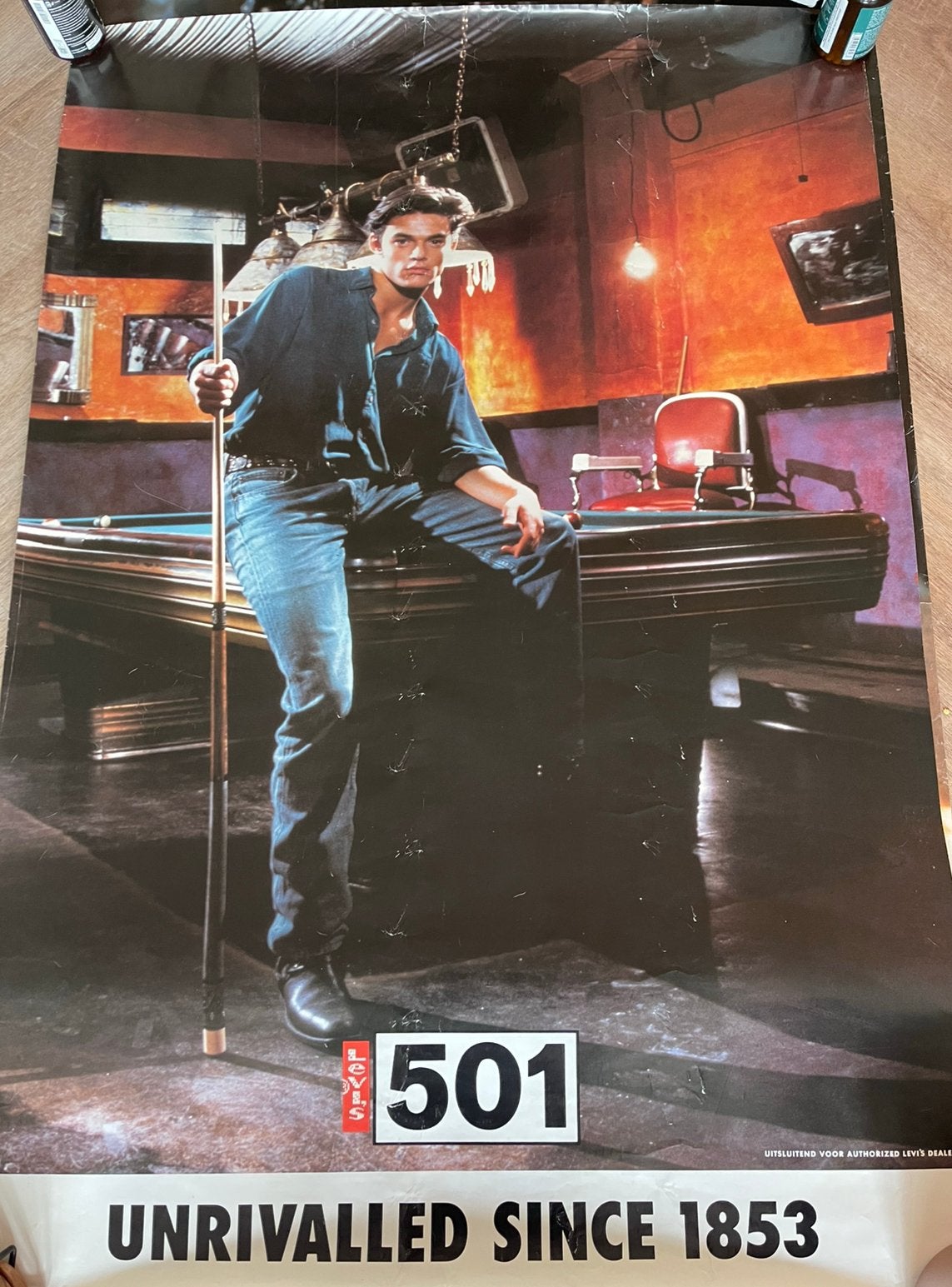 Levi’s origineel promotie posters vintage 80’s, Ophalen of Verzenden, A1 t/m A3