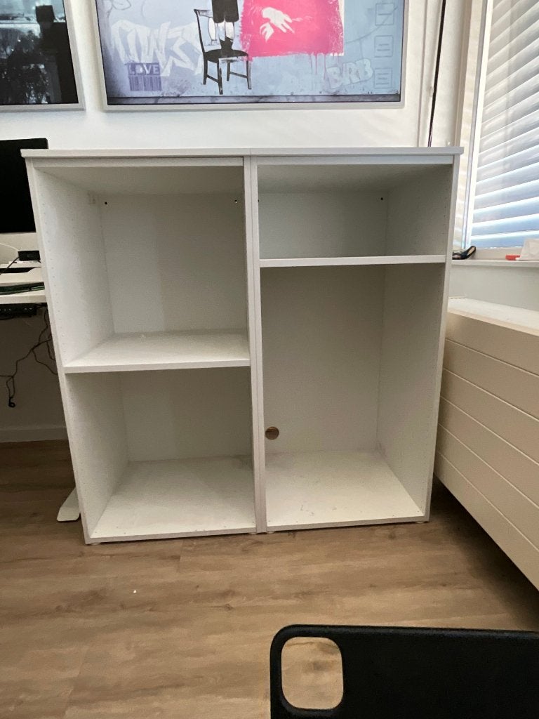 ikea platsa opberger wit 2 elementen, Ophalen, Gebruikt, 100 tot 150 cm, 100 tot 150 cm