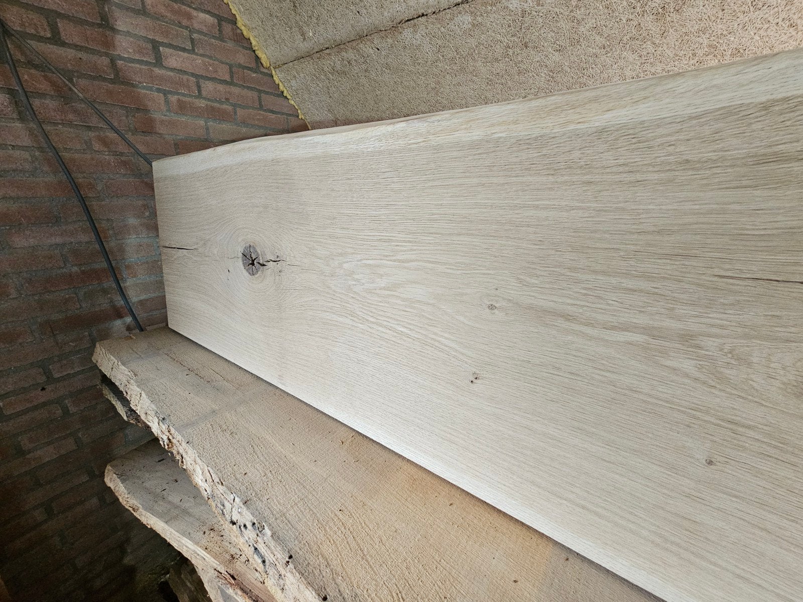 Eiken vensterbank | traptreden | wandplank, Ophalen, 25 tot 50 mm, Eiken, Nieuw