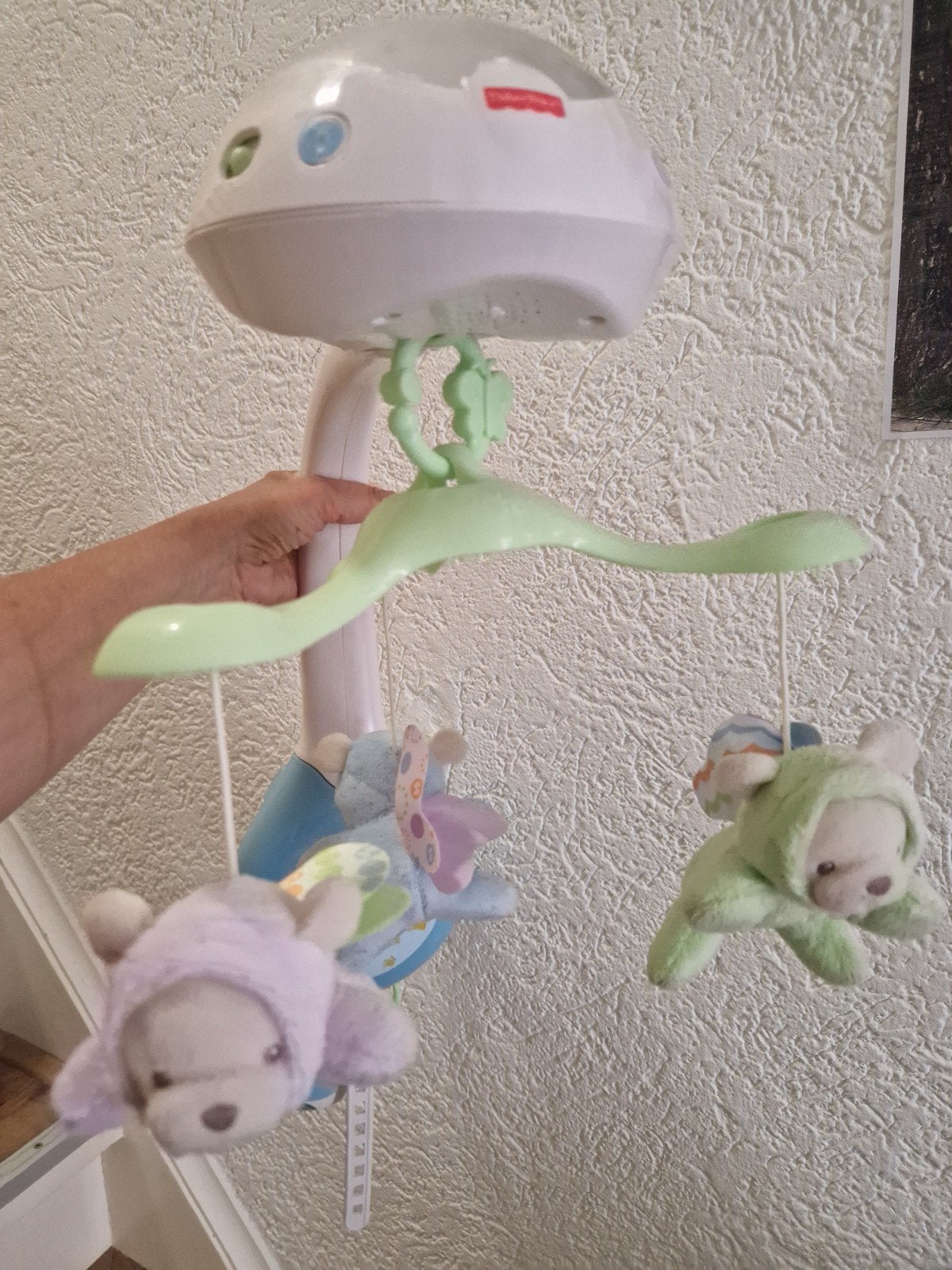 Fisher-Price Mobiel met licht en geluid, Ophalen