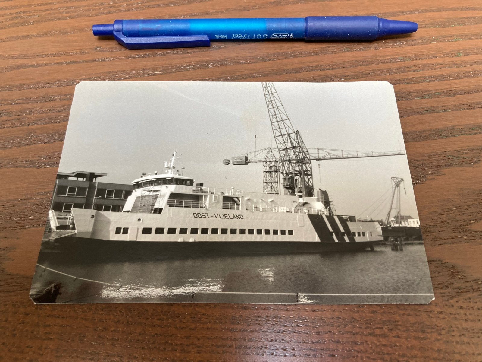 Foto MS Oost-Vlieland (ex Schellingerland) Harlingen 1994, Verzamelen, Ophalen of Verzenden