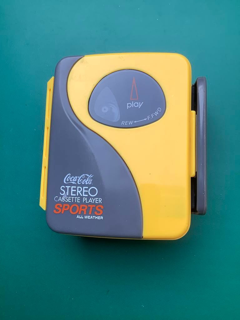 Walkman Coca-Cola Stereo Cassette Player Sports All Weather, Ophalen of Verzenden, Walkman