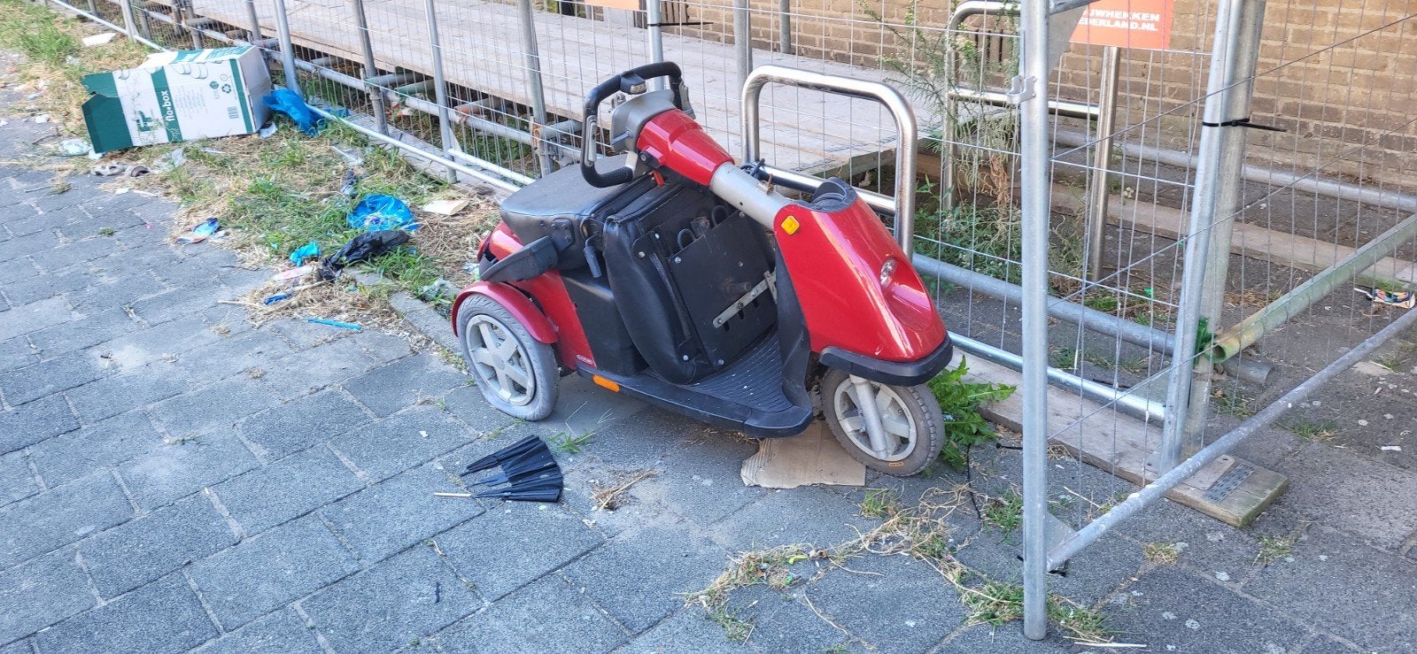 scootmobiel voor onderdelen, Ophalen, Gebruikt