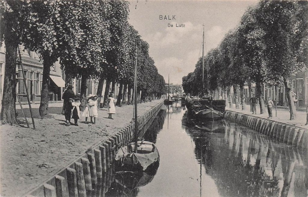 702-121-013 Balk De Lutz, Verzenden, Voor 1920, Friesland