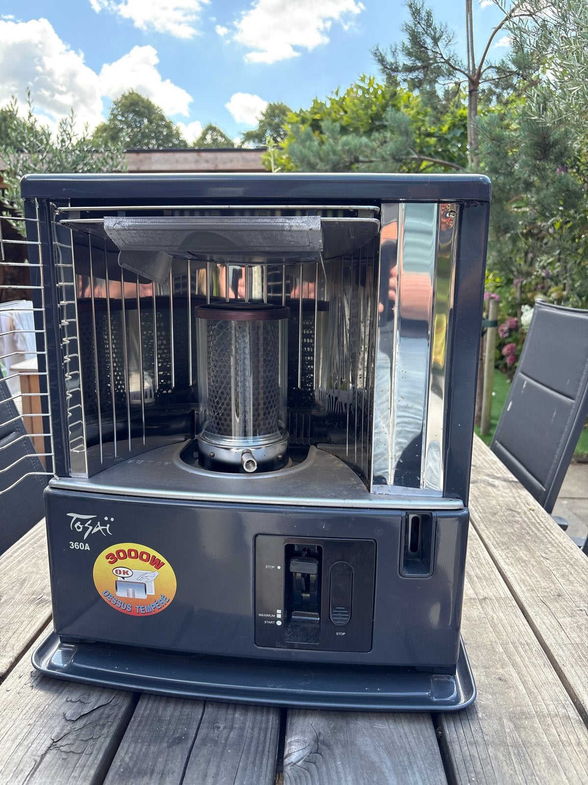 Tosai 3000W Petroleumkachel - Compact en Krachtig, Huis en Inrichting, Kachels, Ophalen, Gebruikt, Overige brandstoffen, Petroleumkachel