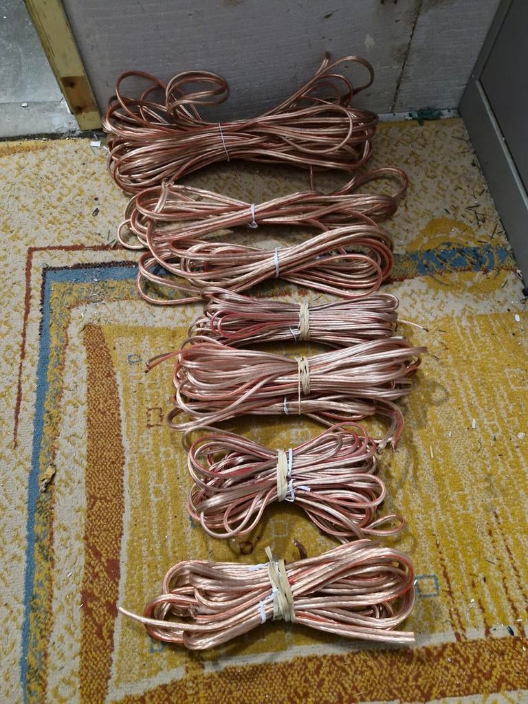 Diverse luidsprekerkabels - Verschillende lengtes, Ophalen of Verzenden, Gebruikt, 2 tot 5 meter, Luidsprekerkabel