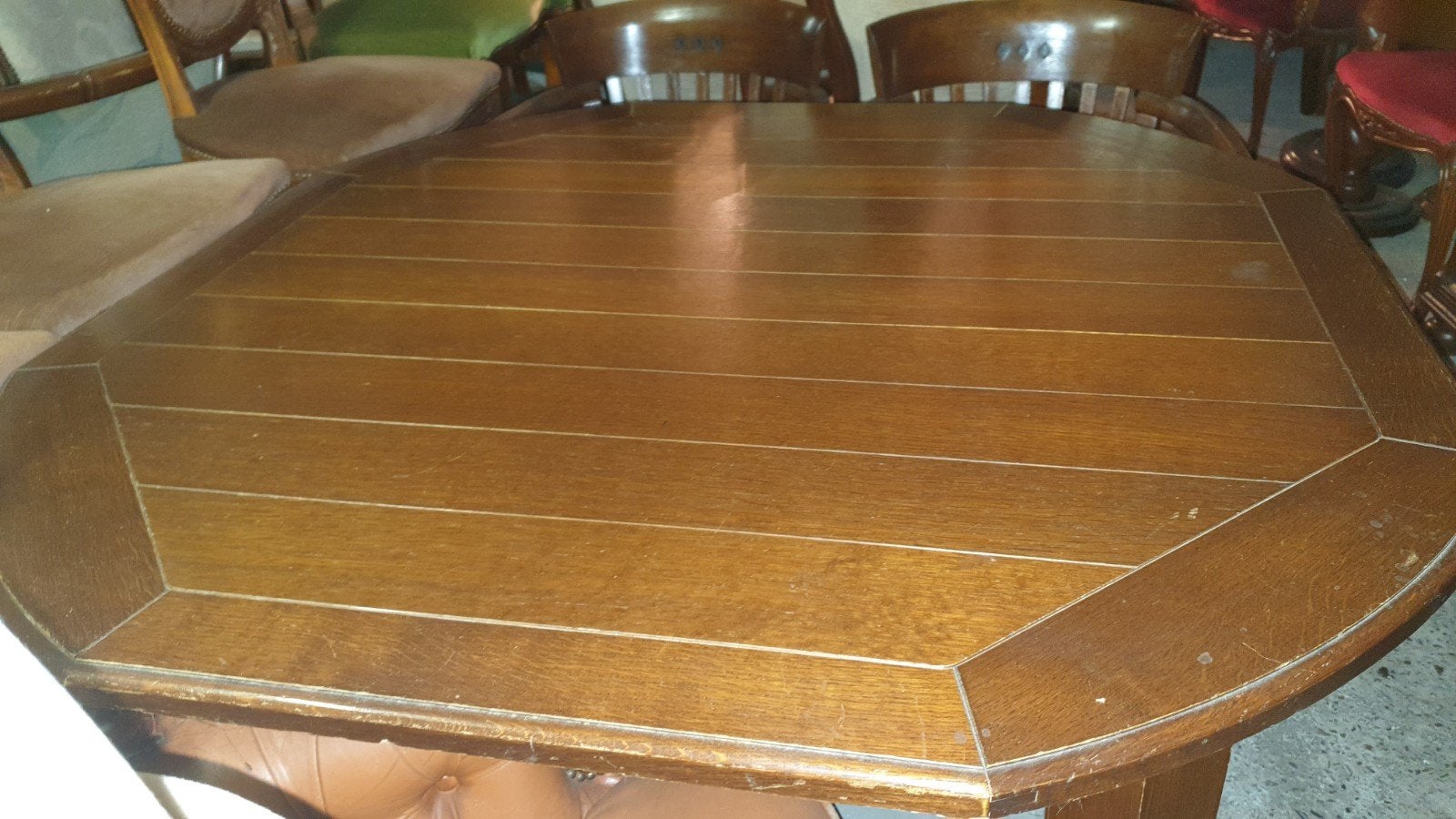 Bannink Jugendstil eetkamer tafel, Ophalen