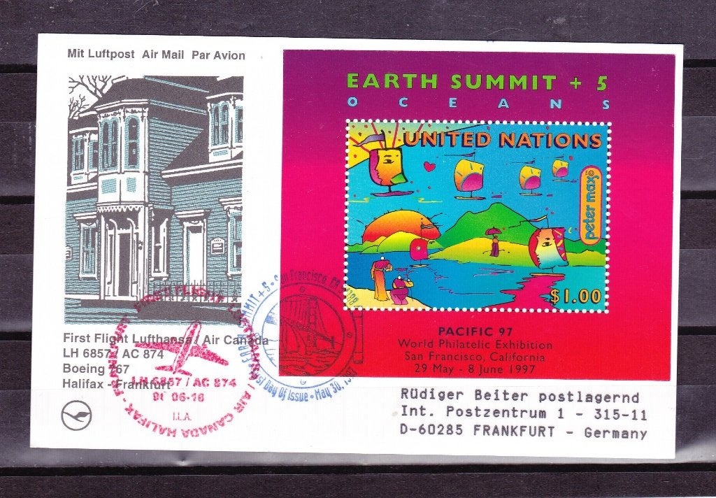 briefkaart 1e vlucht, Ophalen of Verzenden, Briefkaart
