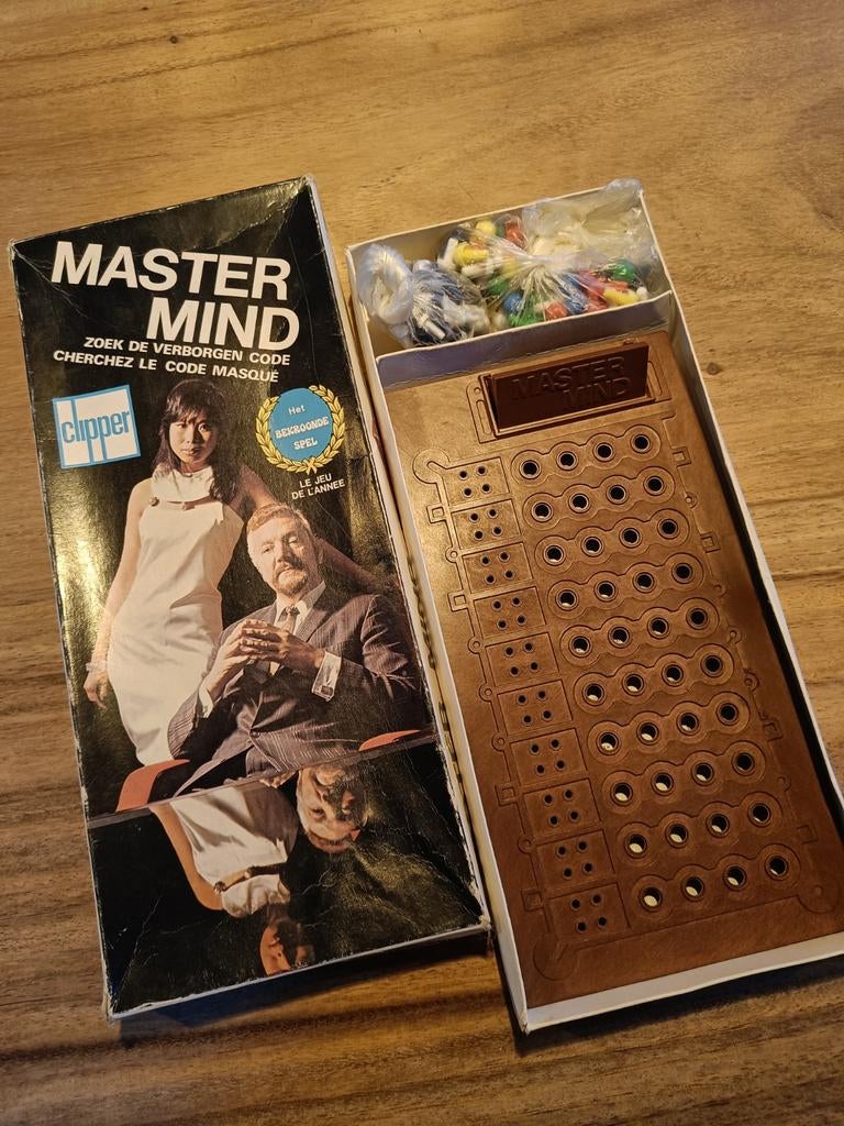 Mastermind, bordspel, Hobby en Vrije tijd, Gezelschapsspellen | Bordspellen, Een of twee spelers, Ophalen of Verzenden, Zo goed als nieuw