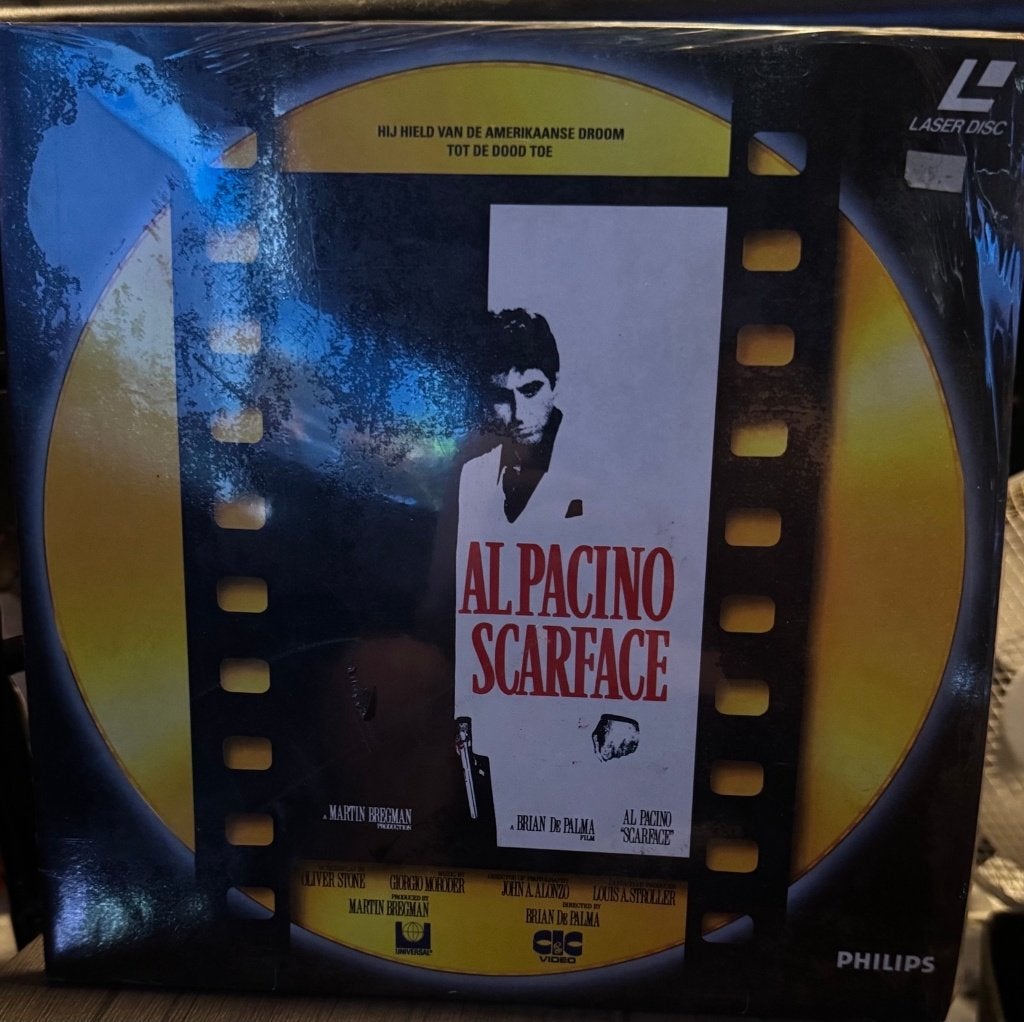 Scarface LaserDisc PAL NL – Geseald, Verzamelen, Ophalen, Nieuw, Film, Overige typen