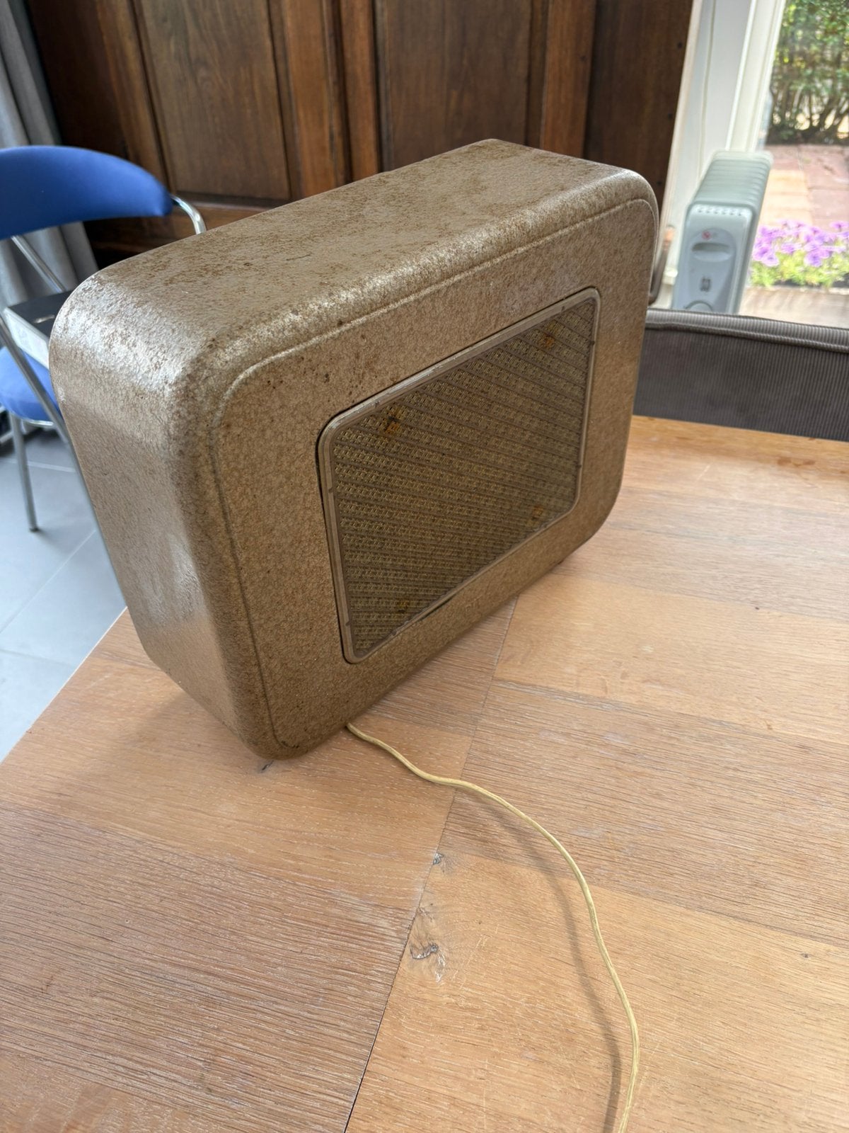 Luidspreker van de radio distributie van de PTT, Audio, Tv en Foto, Luidsprekers, Gebruikt, Overige typen, Minder dan 60 watt