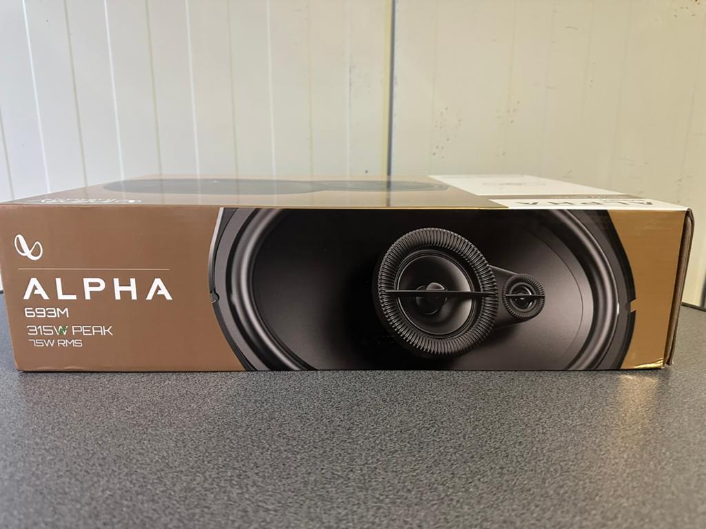 Infinity Alpha 693M Autospeakers – 69 inch 3-weg, Ophalen of Verzenden, Zo goed als nieuw
