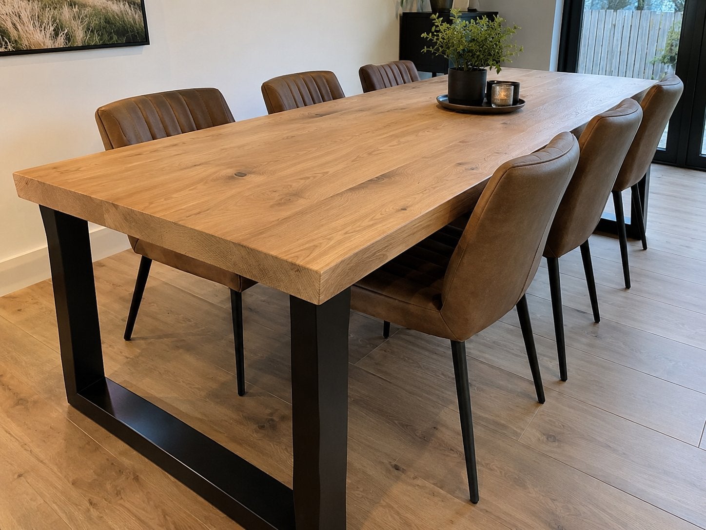 Maatwerk Eiken tafels - volledig naar wens gemaakt, Ophalen, 100 tot 150 cm, Rechthoekig, Nieuw