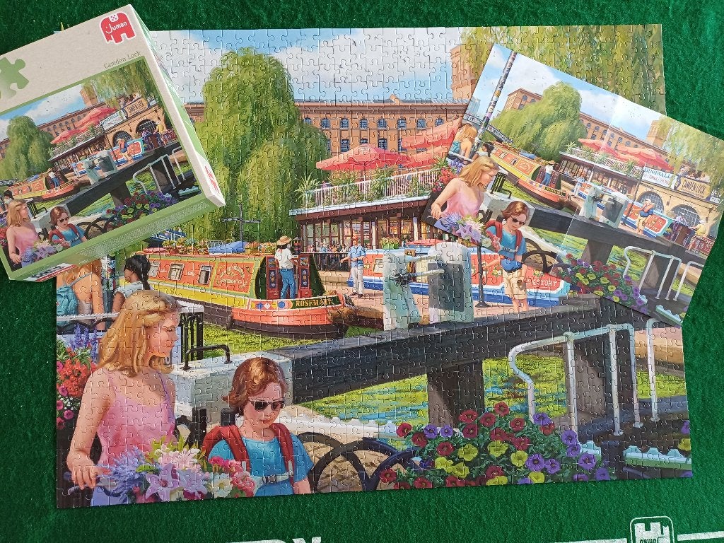 Camden Lock Jumbo puzzel - 950 stukjes, Ophalen of Verzenden, 500 t/m 1500 stukjes, Zo goed als nieuw, Legpuzzel