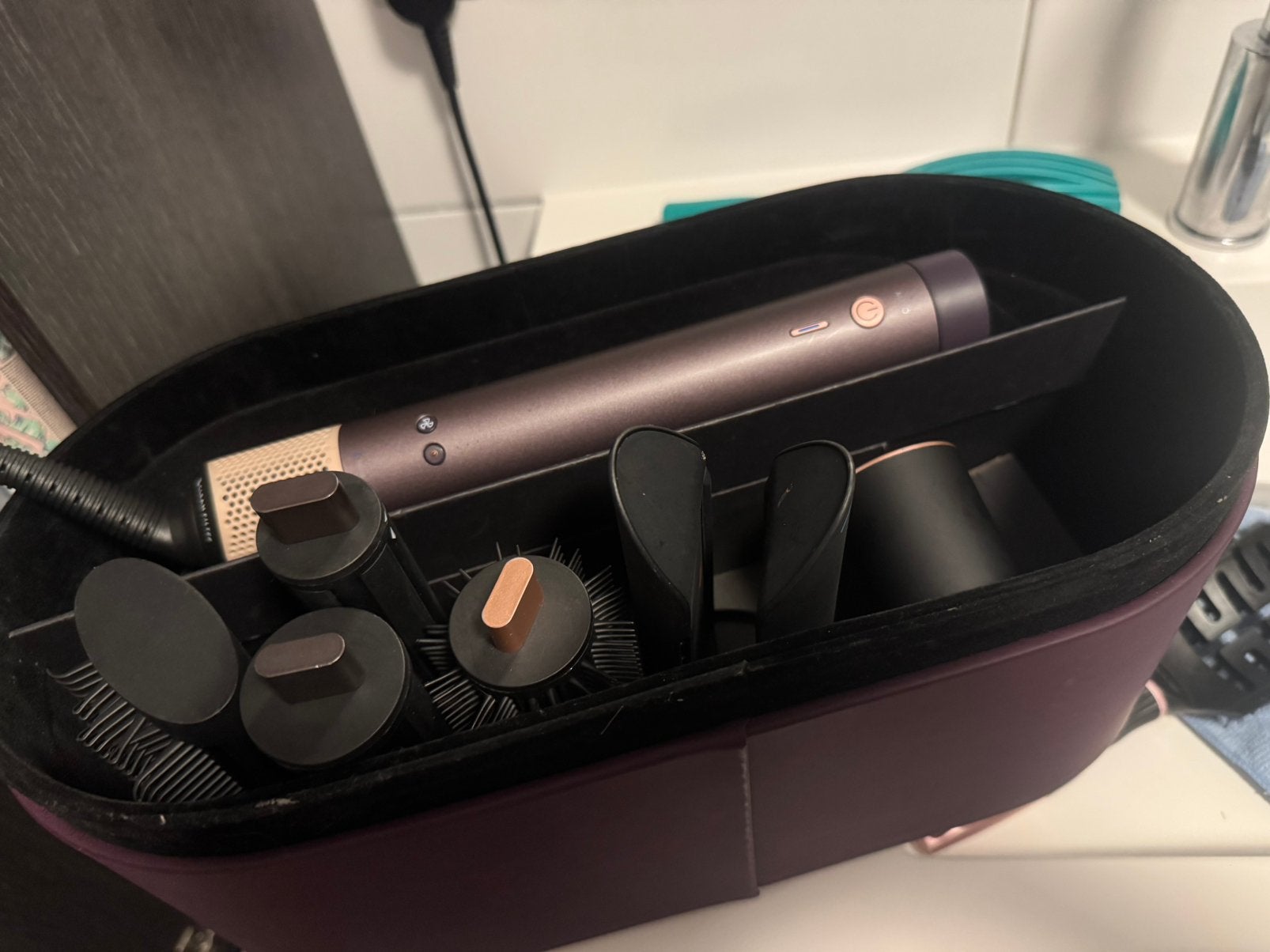 “Dyson” airwrap, Sieraden, Tassen en Uiterlijk, Uiterlijk | Haarverzorging, Ophalen of Verzenden, Zo goed als nieuw, Föhn of Haardroger