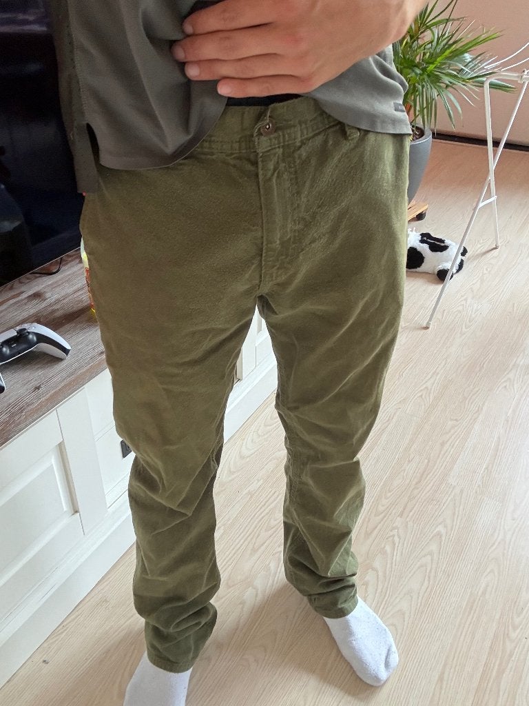 Dickies Broek army green, Ophalen, Lang, Gedragen, Dickies