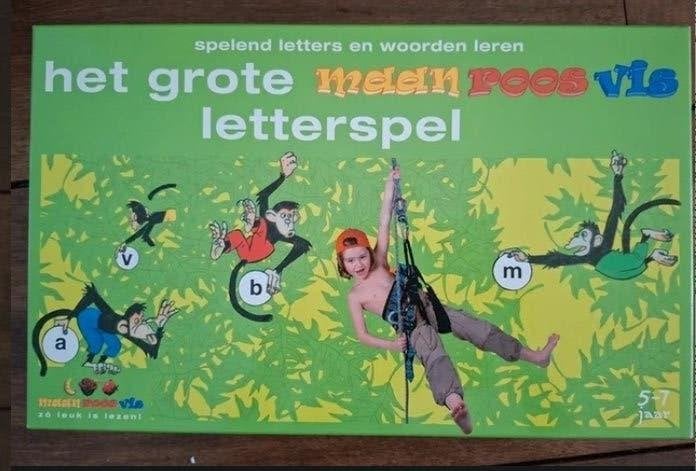 Het grote maan roos vis letterspel, Ophalen of Verzenden, Zo goed als nieuw