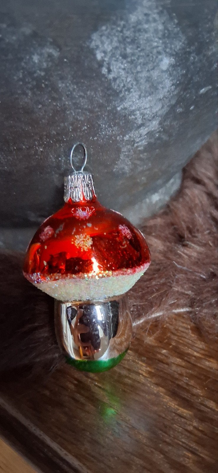 kerst hanger paddestoel, Ophalen, Gebruikt