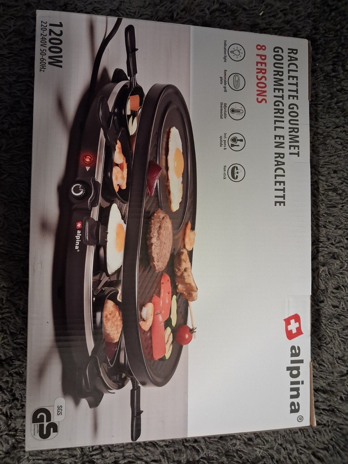 gourmetset doos nog niet geopend, Witgoed en Apparatuur, Gourmetstellen, Ophalen, Nieuw, 8 personen of meer