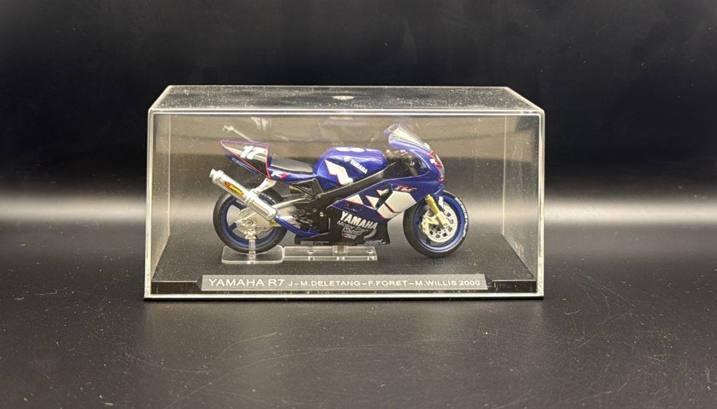 Yamaha R7 J.-M. Deletang / F. Foret / M. Willis 2000 1:24, Overige merken, Ophalen of Verzenden, Zo goed als nieuw, Groter dan 1:32