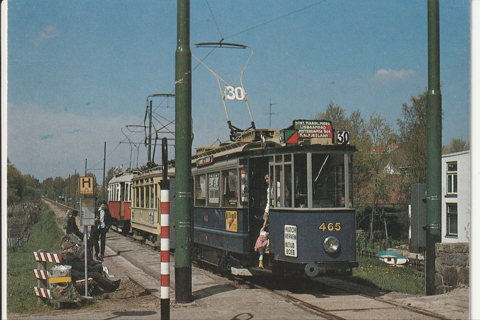 AMSTERDAM MUSEUMLIJN EINDPUNT KALFJESLAAN BOEKENTRAM 465, Ophalen of Verzenden, 1980 tot heden, Ongelopen, Noord-Holland