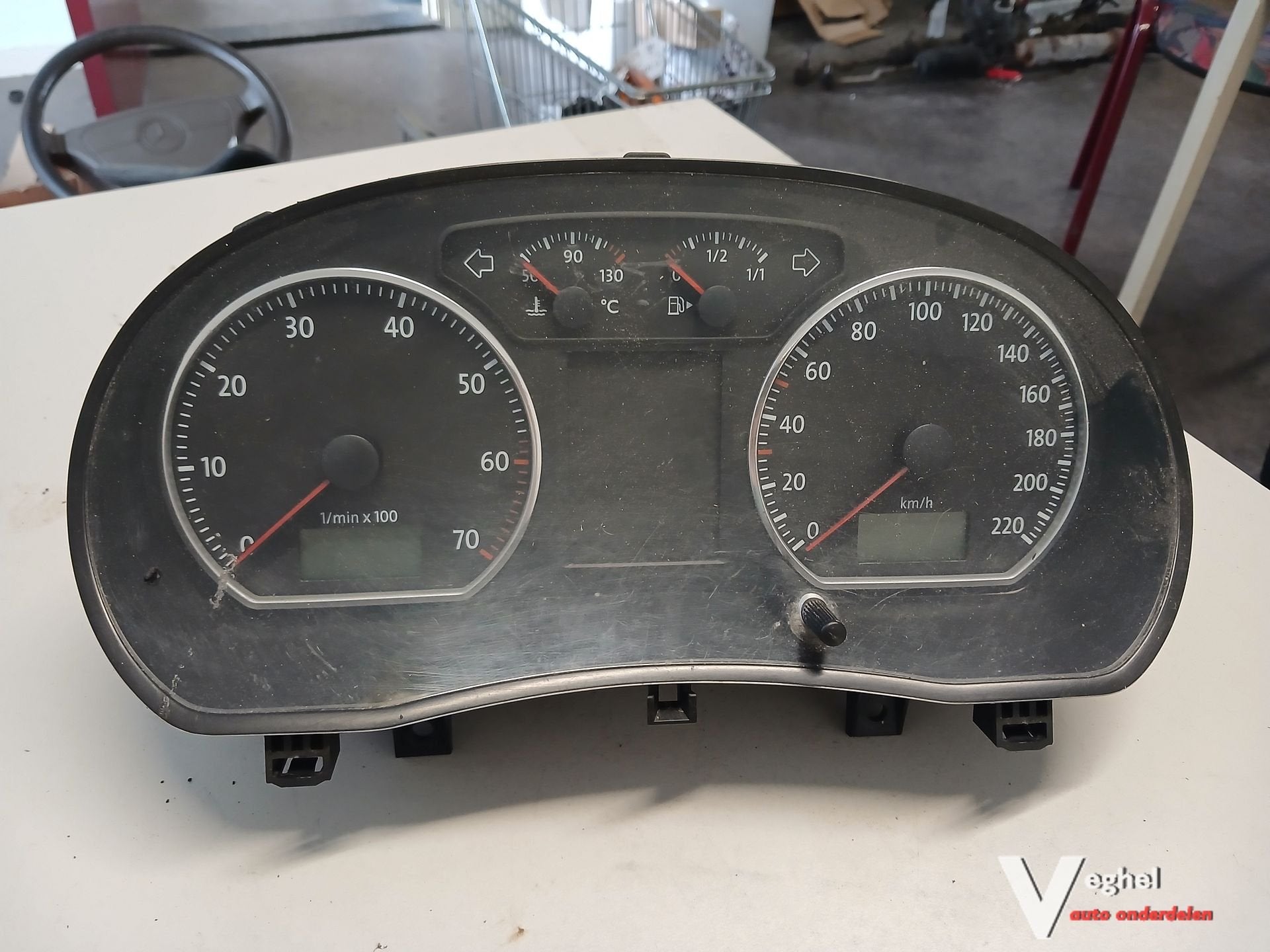 VW Polo 5drs 1.4/16v Km tellerklok '07, Gebruikt, -, -, Ophalen of Verzenden