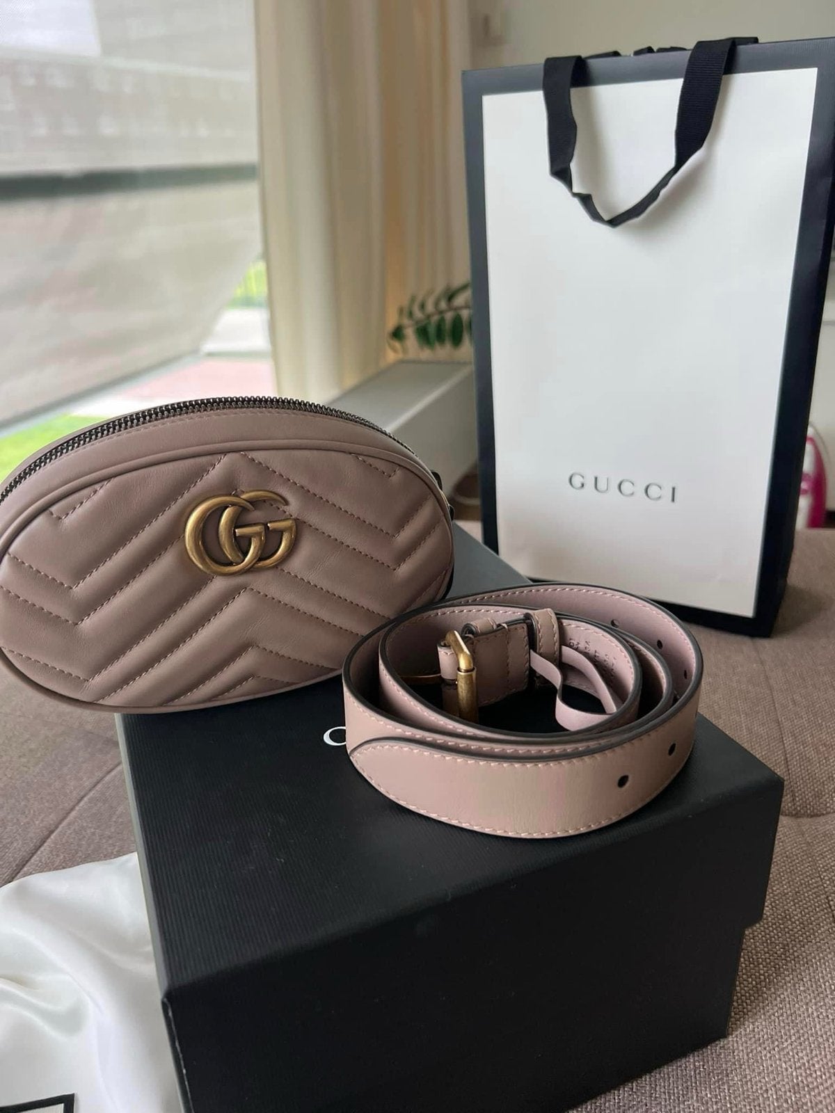 Gucci Marmont Belt Bag - Nieuw en Ongebruikt - Maat 75, Ophalen of Verzenden, Nieuw