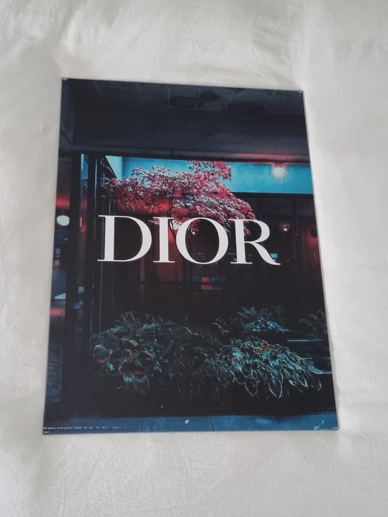 Dior Displate (Metalen Poster), Ophalen, Metaal, 67 cm, 48 cm