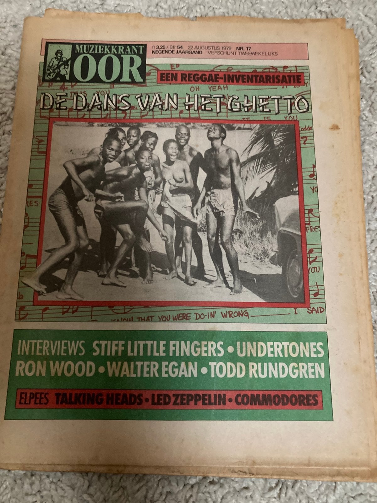 MUZIEKKRANT OOR 1979 Talking Heads CURE Nina Hagen REGGAE, Boeken, Ophalen of Verzenden, Zo goed als nieuw, Muziek, Film of Tv