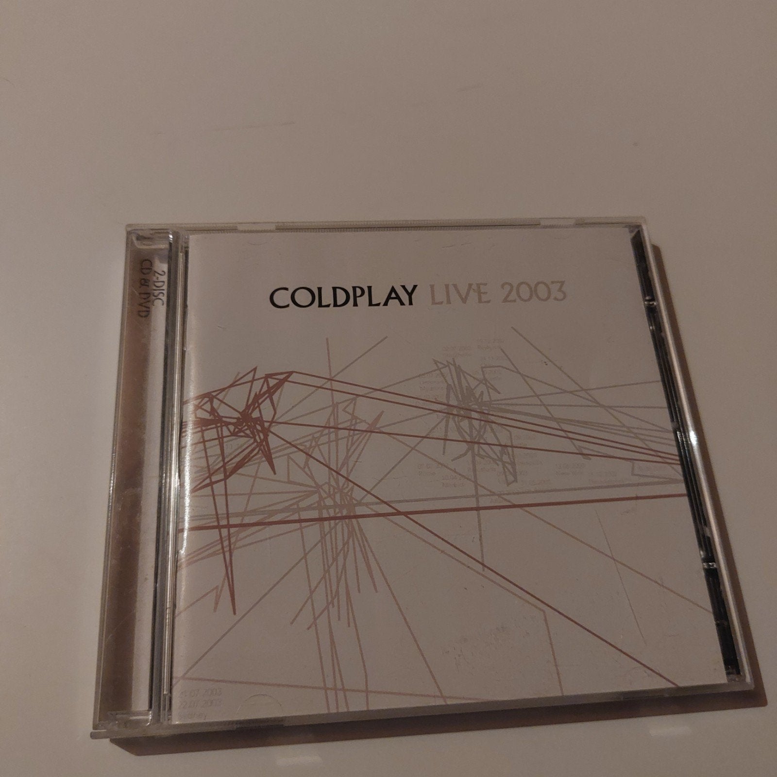 Coldplay Live 2003 CD & DVD - Zo goed als nieuw, Rock, Inclusief DVD, Ophalen of Verzenden, Zo goed als nieuw