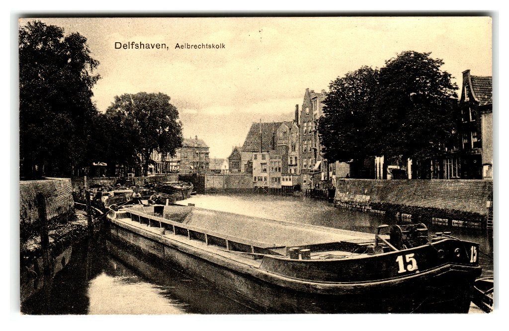 Delfshaven, Aelbrechtskolk, Ophalen of Verzenden, 1920 tot 1940, Ongelopen, Zuid-Holland