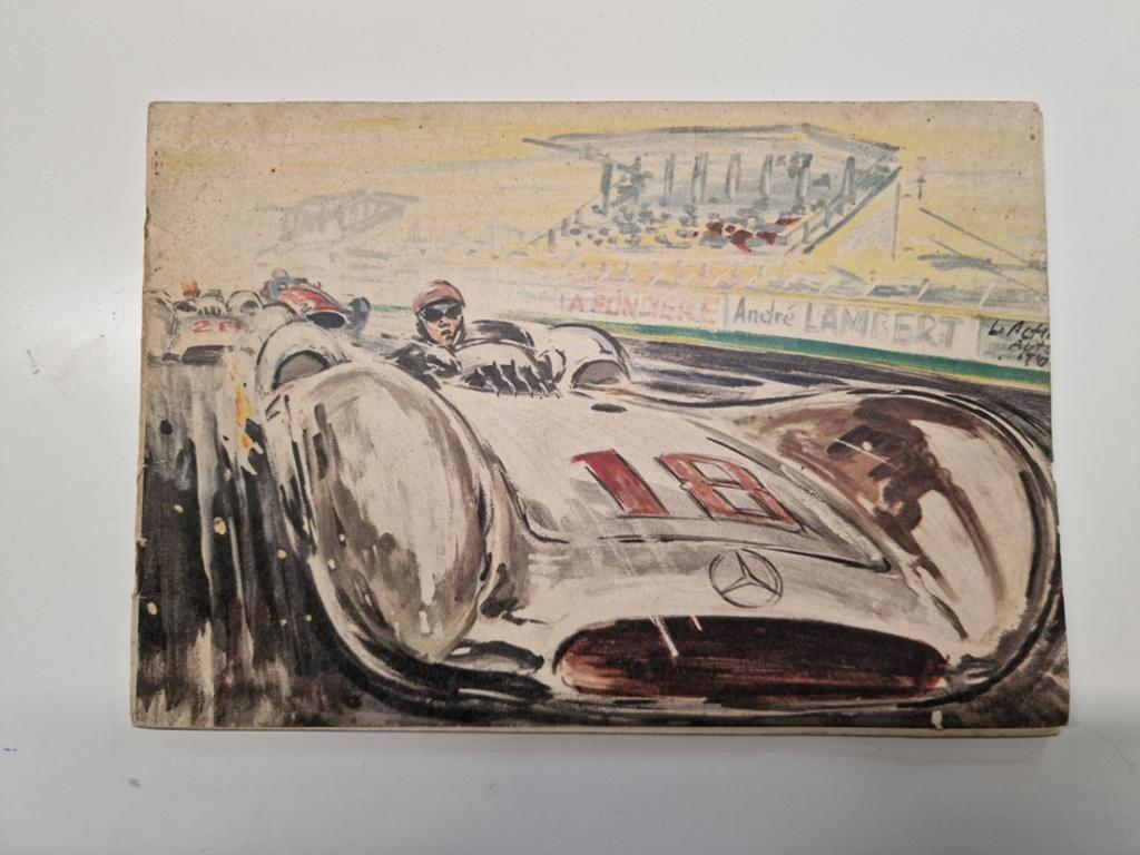 2 boekjes met Illustraties raceauto's 1954 en 1956, Ophalen of Verzenden, Gelezen, Mercedes, L.W.R.