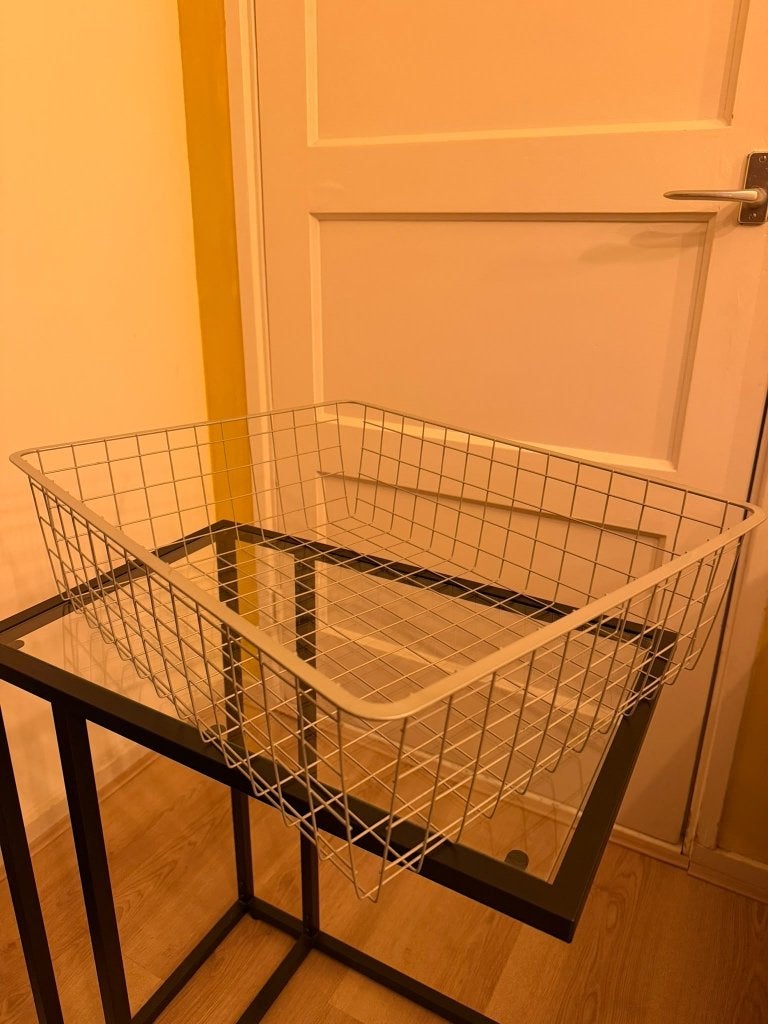 10 grote draadmanden IKEA (setprijs), Mand, Ophalen of Verzenden, Zo goed als nieuw, Metaal