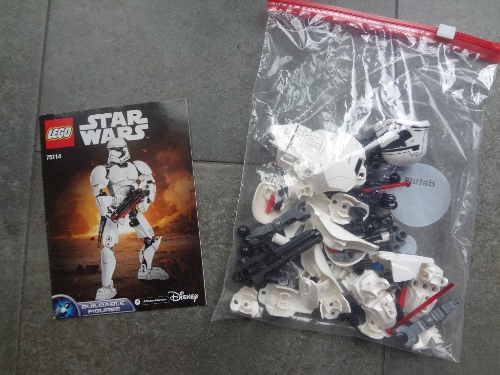 Lego 75114 Star Wars - First Order Stormtrooper, Star Wars, Lego, Inclusief instructies, Ophalen of Verzenden