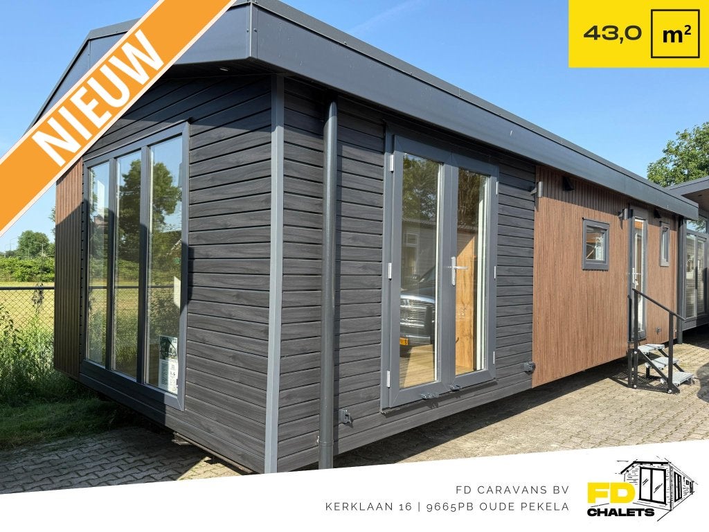 FD Chalet Bronco Deluxe 10.00x4.30 2 Slpk DG VV, Tot en met 4